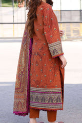 Arabic Lawn By Asim Jofa Unstitched 3 Piece Digital Blended Lawn Suit-AJPL-05