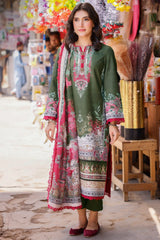Arabic Lawn By Asim Jofa Unstitched 3 Piece Digital Blended Lawn Suit-AJPL-08
