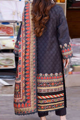 Arabic Lawn By Asim Jofa Unstitched 3 Piece Digital Blended Lawn Suit-AJPL-09
