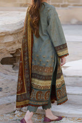 Arabic Lawn By Asim Jofa Unstitched 3 Piece Digital Blended Lawn Suit-AJPL-10