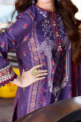 Arabic Lawn By Asim Jofa Unstitched 3 Piece Digital Blended Lawn Suit-AJPL-11