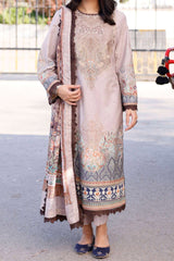 Arabic Lawn By Asim Jofa Unstitched 3 Piece Digital Blended Lawn Suit-AJPL-16
