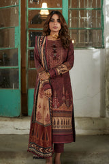 Asim Jofa Unstitched Prints Lawn Suit-AJS-17