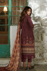 Asim Jofa Unstitched Prints Lawn Suit-AJS-17
