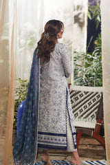 Asim Jofa Unstitched Prints Lawn Suit-AJS-18