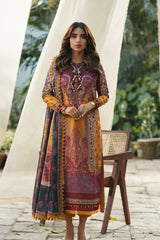 Asim Jofa Unstitched Prints Lawn Suit-AJS-21