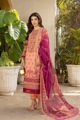 Asim Jofa Unstitched Prints Lawn Suit-AJS-23