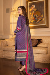 Asim Jofa Unstitched Prints Lawn Suit-AJS-24