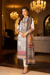 Asim Jofa Unstitched Prints Lawn Suit-AJS-25