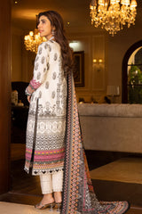 Asim Jofa Unstitched Prints Lawn Suit-AJS-25
