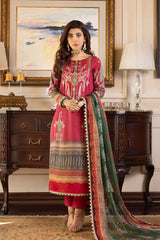 Asim Jofa Unstitched Prints Lawn Suit-AJS-26