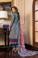 Asim Jofa Unstitched Prints Lawn Suit-AJS-27
