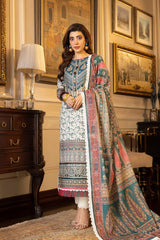 Asim Jofa Unstitched Prints Lawn Suit-AJS-29