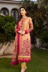 Asim Jofa Unstitched Prints Lawn Suit-AJS-31