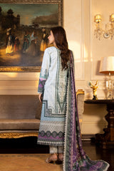 Asim Jofa Unstitched Prints Lawn Suit-AJS-32