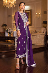 Maahru & Noorie by Asim Jofa Unstitched 3 Piece Festive Suit-AJSM-25