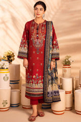 Asim Jofa Prints Unstitched 3 Piece Digital Lawn Vol-01 Suit-AJUB-02