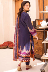Asim Jofa Prints Unstitched 3 Piece Digital Lawn Vol-01 Suit-AJUB-09