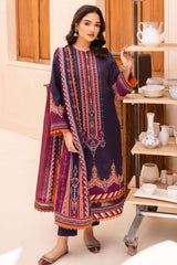 Asim Jofa Prints Unstitched 3 Piece Digital Lawn Vol-01 Suit-AJUB-09