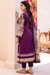 Asim Jofa Prints Unstitched 3 Piece Digital Lawn Vol-01 Suit-AJUB-10