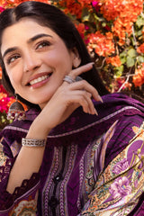 Asim Jofa Prints Unstitched 3 Piece Digital Lawn Vol-01 Suit-AJUB-10