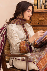 Asim Jofa Prints Unstitched 3 Piece Digital Lawn Vol-01 Suit-AJUB-11