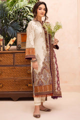 Asim Jofa Prints Unstitched 3 Piece Digital Lawn Vol-01 Suit-AJUB-11
