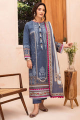 Asim Jofa Prints Unstitched 3 Piece Digital Lawn Vol-01 Suit-AJUB-14