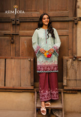 Asim Jofa Eid Essentials Ajubf-61 Digital Printed Lawn 2 Pcs