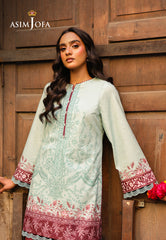 Asim Jofa Eid Essentials Ajubf-61 Digital Printed Lawn 2 Pcs