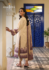 Asim Jofa Eid Essentials Ajubf-85 Digital Printed Lawn 3 Pcs