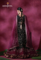 Asim Jofa Unstitched 2 Piece Festive Formals Suit-AJULFI-01 Embroidered Net Unstitched 2 Pcs