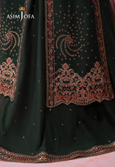 Asim Jofa Unstitched 3 Piece Festive Formals Suit-AJULFI-02 Embroidered Net Unstitched 3 Pcs