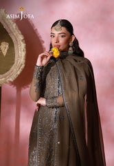 Asim Jofa Unstitched 3 Piece Festive Formals Suit-AJULFI-04 Embroidered Chiffon Unstitched 3 Pcs