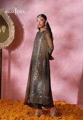 Asim Jofa Unstitched 3 Piece Festive Formals Suit-AJULFI-04 Embroidered Chiffon Unstitched 3 Pcs