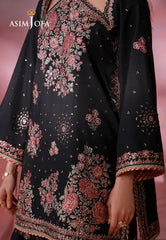Asim Jofa Unstitched 2 Piece Festive Formals Suit-AJULFI-07 Embroidered Silk Unstitched 2 Pcs