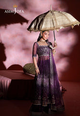 Asim Jofa Unstitched 2 Piece Festive Formals Suit-AJULFI-09 Embroidered Net Unstitched 2 Pcs