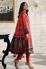 Asim Jofa Prints Unstitched 3 Piece Digital Lawn Vol-06 Suit-AJUN-04