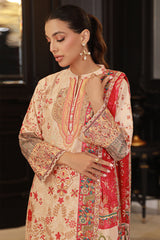 Asim Jofa Prints Unstitched 3 Piece Digital Lawn Vol-06 Suit-AJUN-14