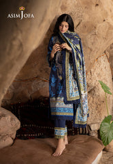 Asim Jofa Unstitched 3 Piece Winter Suit-AJUW-16