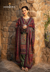 Asim Jofa Unstitched 3 Piece Winter Suit-AJUW-17