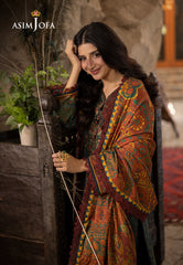 Asim Jofa Unstitched 3 Piece Winter Suit-AJUW-21