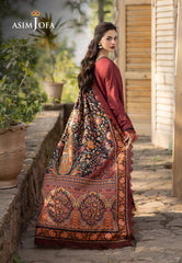 Asim Jofa Unstitched 3 Piece Winter Suit-AJUW-27