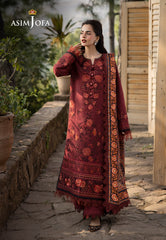 Asim Jofa Unstitched 3 Piece Winter Suit-AJUW-27