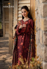 Asim Jofa Unstitched 3 Piece Winter Suit-AJUW-27