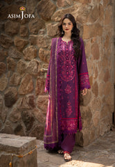 Asim Jofa Unstitched 3 Piece Winter Suit-AJUW-29