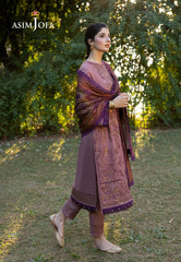Asim Jofa Unstitched 3 Piece Winter Suit-AJUW-30