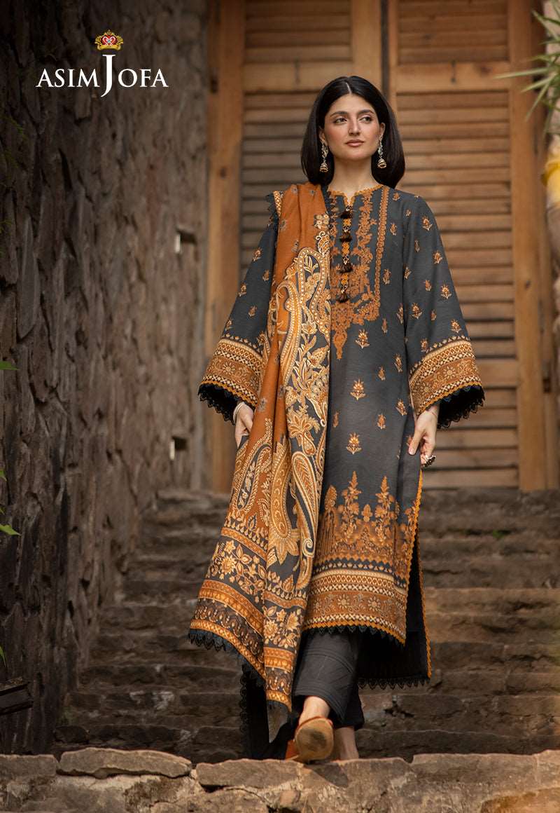 Asim Jofa Unstitched 3 Piece Winter Collection'2024-AJUW-37