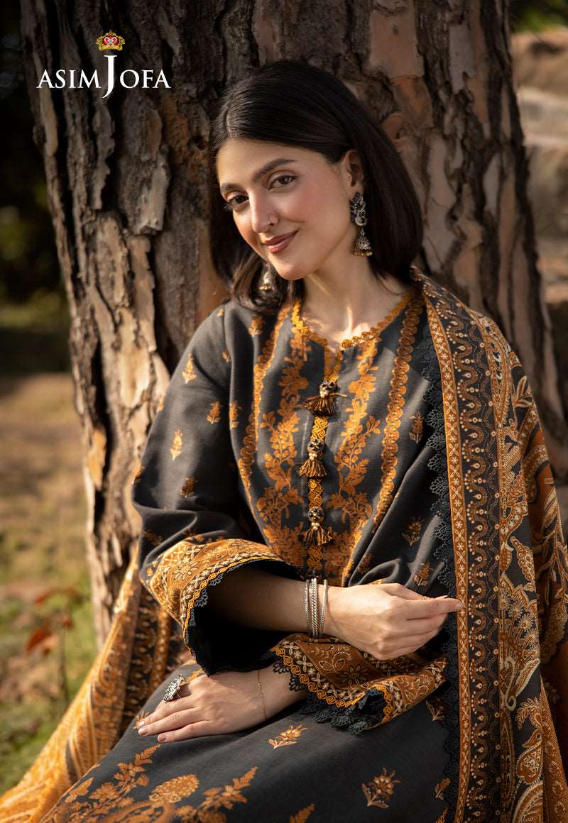 Asim Jofa Unstitched 3 Piece Winter Collection'2024-AJUW-37