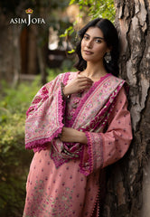 Asim Jofa Unstitched 3 Piece Winter Suit-AJUW-41
